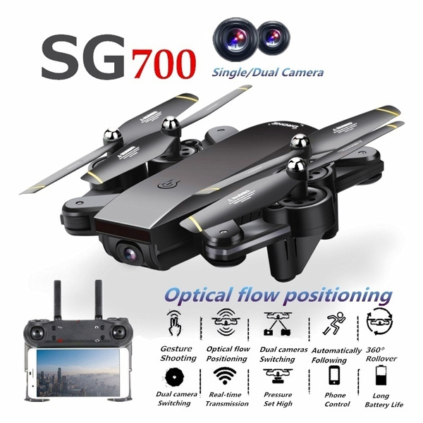 SG700 New Upgraded Foldable Drone 6-Axis Gyro Single/Dual