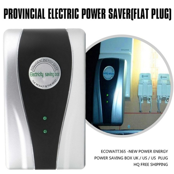 EcoWatt365 Power saving box UK EU Plug with Capacitance FREE SHIPPING US 