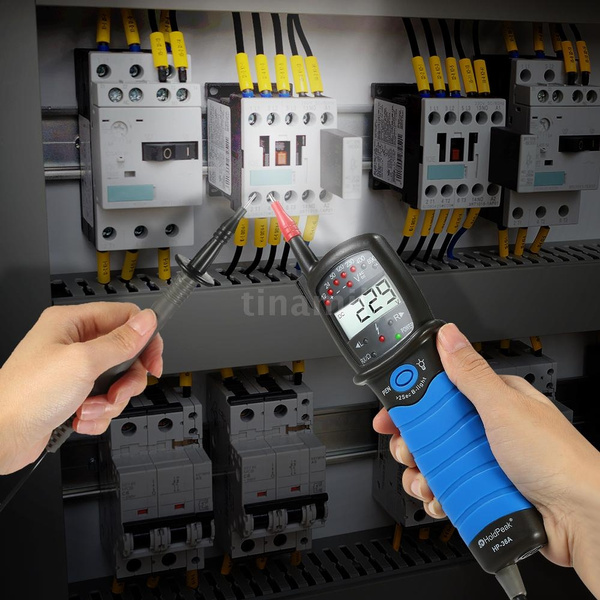 HoldPeak Non-contact Auto-range LCD AC/DC Voltage Tester Detector ...