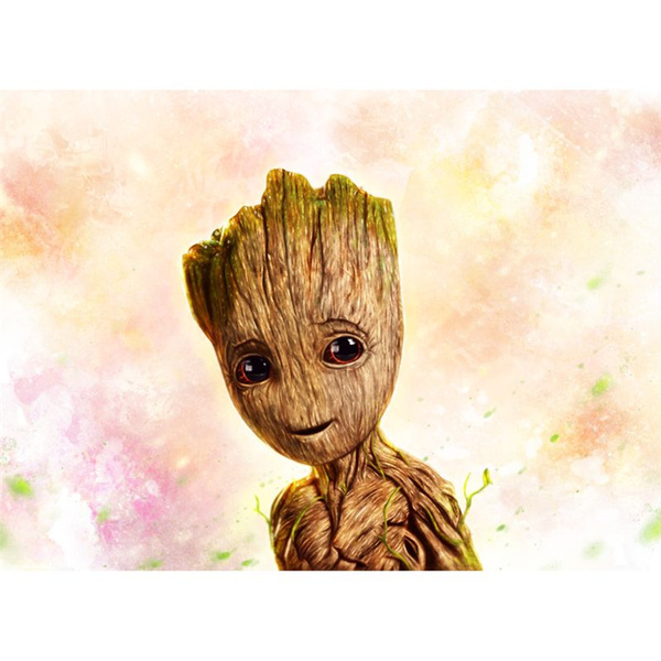 Groot 3D Diamond Painting Pattern 5D Diamond Embroidery Mosaic Resin Full  Drill Home Decor 1c68