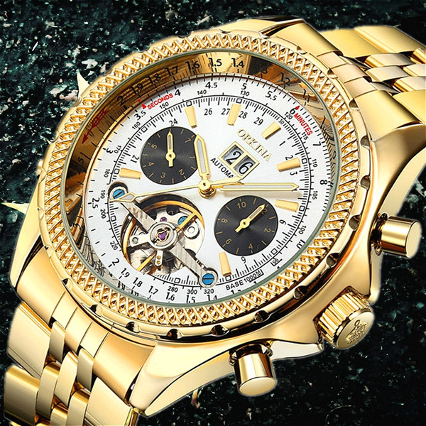 Orkina Gold Watches for Men | Mercari