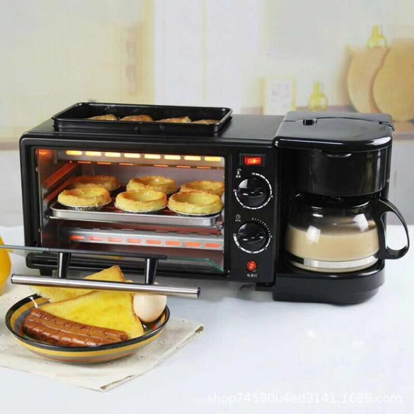Breakfast Machine Electric Toaster Multi-function Toaster Three-in-one Breakfast  Machine Home Automatic Toaster Oven