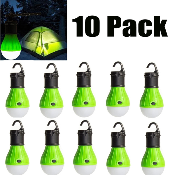Portable Tent Light LED Bulb Emergency Hanging Hook Flashlight Camping Lamp 