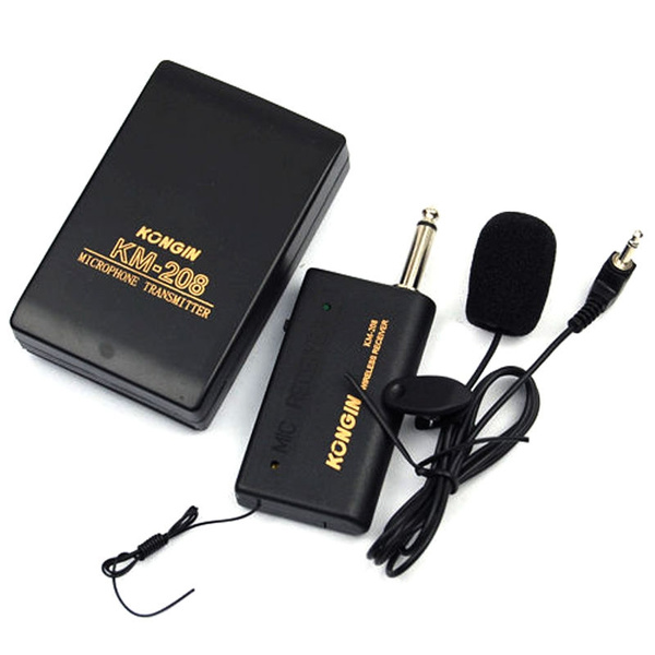 Portable Wireless Headset Microphone System Mic FM Transmitter Receiver