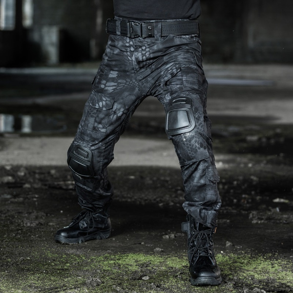 Tactical Pants Military Cargo Pants Camouflage Work Trousers Knee Pads Army  Hunter Combat Pant With Knee Pads Wish