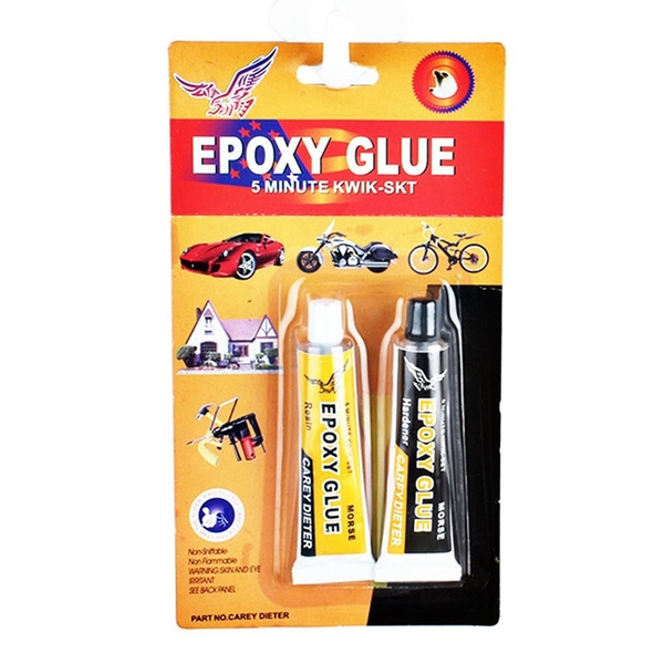 2 Pcs Epoxy Resin Contact Adhesive Super Glue For Glass Metal Ceramic  Stationery Office Material School Supplies Shoes Repair Supply