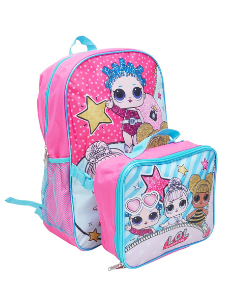 lol backpack with lunch box