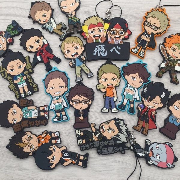 5pcs Set Randomly Send Anime Haikyuu Haikyuu Keychain Key Ring 5pcs Set Randomly Send Anime Haikyuu Haikyuu Keychain Key Ring