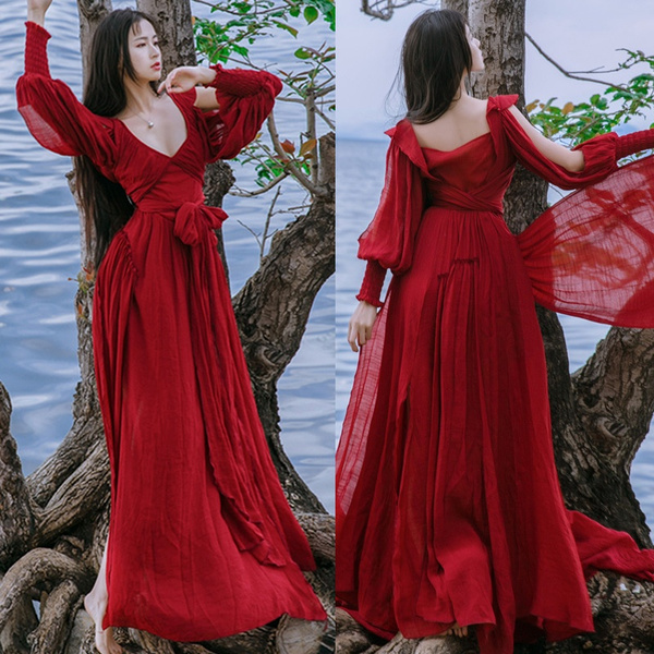 Red Renaissance Dress