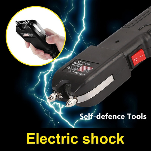 420000 High Voltage Electric Shock Stun Gun Mini Taser Gun Outdoor