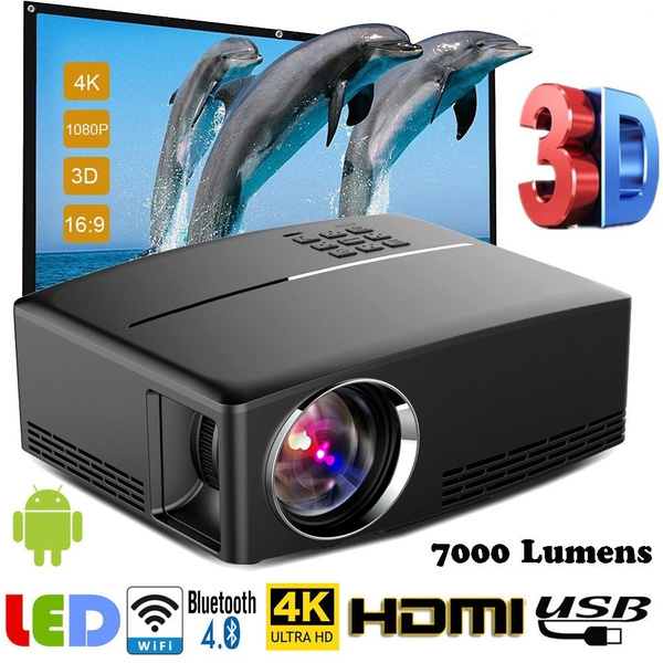 GP80UP 7000 Lumens LED WIFI Projector 
