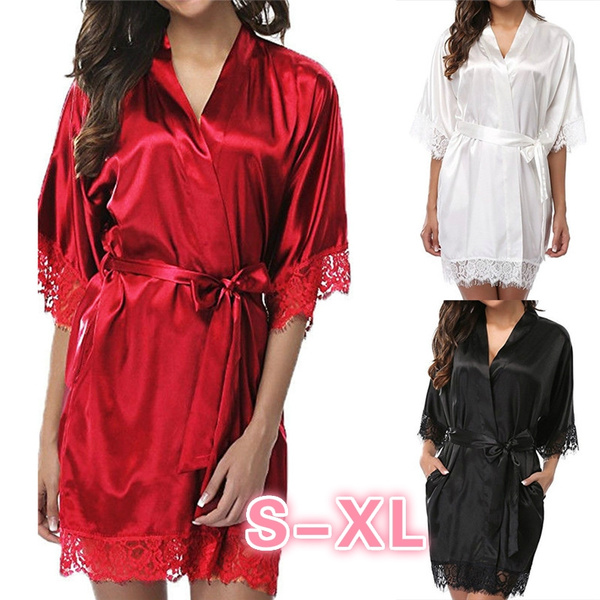 satin dressing gown sale