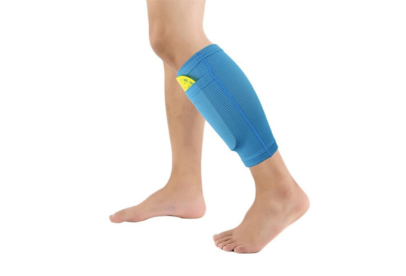 Soccer Protective Socks Pocket Football Shin Pads Leg Sleeve Support Accessories 