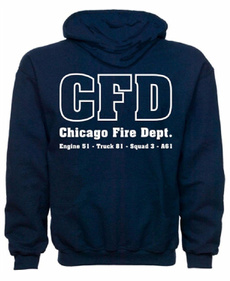 duty, Chicago, Fire, Fashion Hoodies