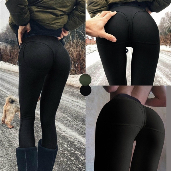 Women's Booty Up Sports Legging Compression Tights Butt Lift Workout  Leggings Hip Push Up Stretch Yoga Pants