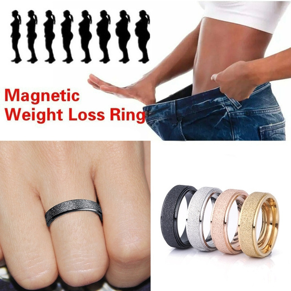 Stainless Steel Healthcare Weight Loss Ring Her King and His Queen  Stainless Steel Wedding Slimming Love Rings for Women Men | Wish