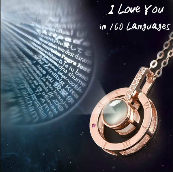 Necklace light i love on sale you