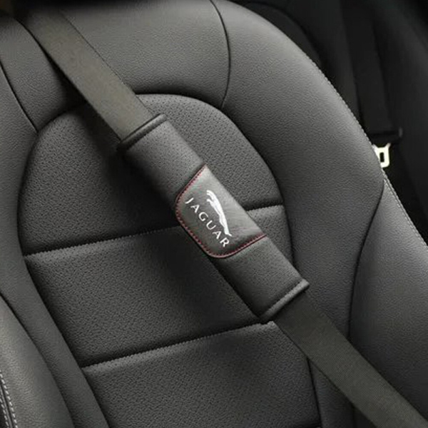 2pcs Leather Jaguar Car Seat Belt Cover Shoulders Pad Wish - Car Seat Belt Cover 2pcs Leather Jaguar Car Seat Belt Cover Shoulders Pad Wish - Car Seat Belt Cover