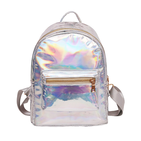 Holographic backpack outlet purse