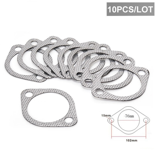 10PCS/LOT 3" Exhaust Decat Pipe Flange Gasket For Subaru Impreza WRX