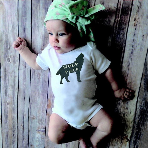 Wolf 2024 baby grow