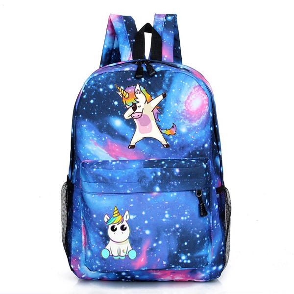 unicorn dabbing backpack