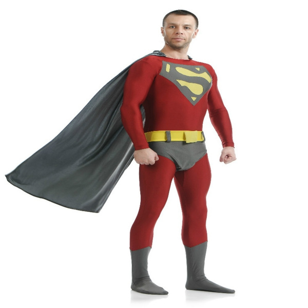 Carnevale Superman Returns Costume cosplay di Lycra Spandex