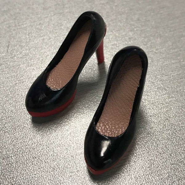 1:6 Female Black High Heels Shoes Model For 12inch TBL Phicen UD JO Figure  Body | eBay