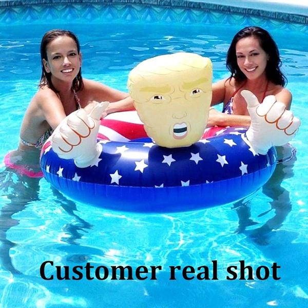 40cm Donald Trump Float Fun Inflatable Swimming Floats For Pool Party Gag xx48 