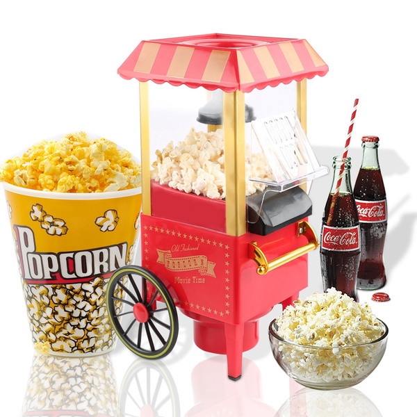 Popcornmaschine Popcornmaker Popcorngerät Nostalgie Popcorn Maschine rot  Sweet FR