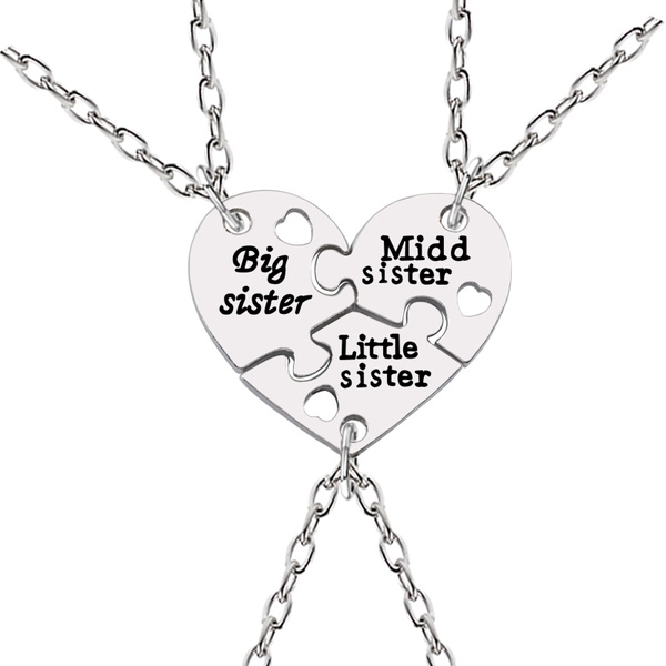 Sister Necklace, To My Big Sister Necklace From Little Brother, Big Si –  Rakva