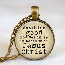 Christian, Jewelry, Quotes, glasscabochon