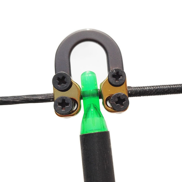 Ulimate Compound Bow D Loop Metal Release Bow String Nock U Loop D Ring String 
