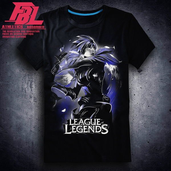 Riven the Exile League of Legends LOL Mens Fashion T-Shirt Punk Rock Short  Sleeve T Shirts Casual Summer Dress Funny Printed Tops