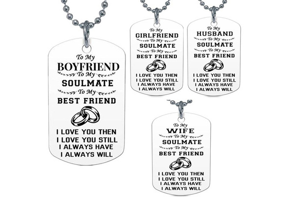 boyfriend and girlfriend dog tags