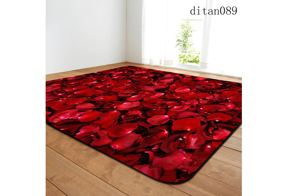Area Rugs 63x48in Pink and Blue Flowers Thick Soft Non-Shedding Indoor Home Decor for Living Room Bedroom Kitchen Area Rugs 63x48in Pink and Blue Flowers Thick Soft Non-Shedding Indoor Home Decor for Living Room Bedroom Kitchen
