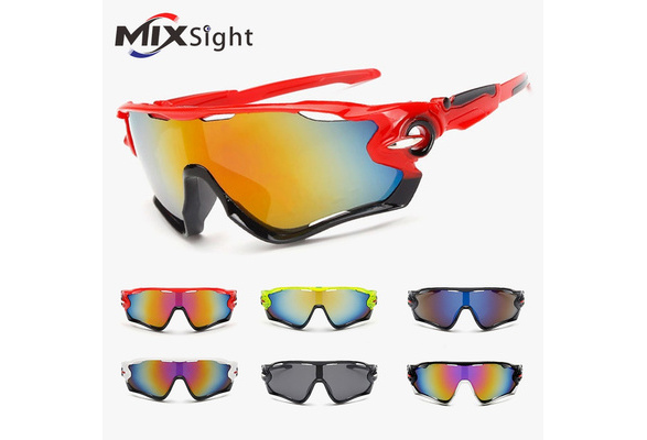 UV400 Cyclisme Lunettes Vélo Vélo Lunettes de Sport de Randonnée Hommes  Moto lunettes de Soleil Réfléchissant Anti-Explosion Lunettes