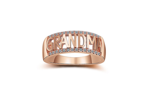 Mothers Ring 3 Stone Three Name Engraved Rose Gold Sterling Silver  Birthstone Custom Jewelry for Mom Grandma Day Christmas Gift Women Her -  Etsy | Mothers ring gold, Family rings, Mother rings