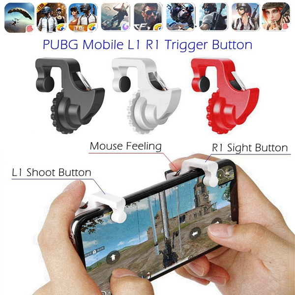 zwaartekracht Portugees Literaire kunsten L1 R1 PUBG Mobile Trigger Controller L1R1 Shoot Fire Button Smartphone Game Joystick  Gamepad for iPhone IOS Android Phone Gaming | Wish