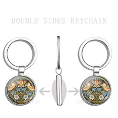 Keys, silverkeyfob, williammorriskeychain, Key Chain