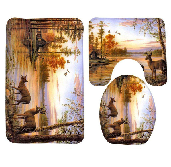 Native Wildlife Bathroom Set (3pcs)