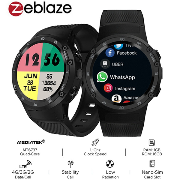 zeblaze thor 4 1.39 inch amoled 4g lte