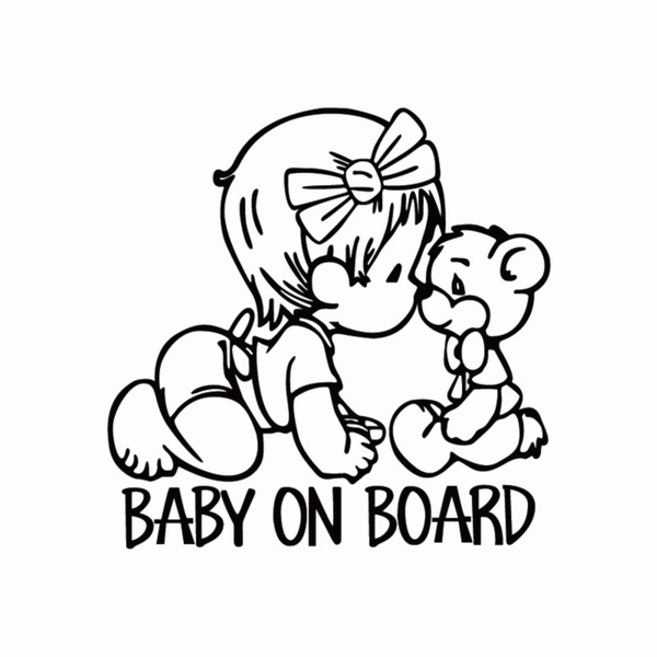 Cute baby on board hot sale sign