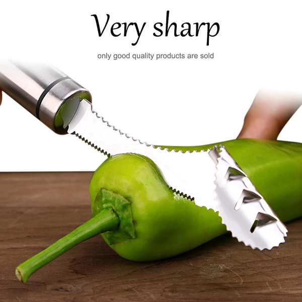 Chilli Pepper Corer Remover Practical Cutter Vegetable Fruit Corer Durable Kitchen Tool Chilli Seed Remover Stainless Steel Wish