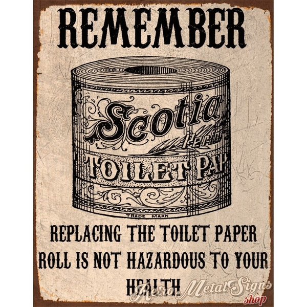 Replacing The Toilet Paper Funny Bathroom Metal Tin Sign Poster Vintage Wall Signs Wish - Vintage Metal Bathroom Signs Replacing The Toilet Paper Funny Bathroom Metal Tin Sign Poster Vintage Wall Signs Wish - Vintage Metal Bathroom Signs
