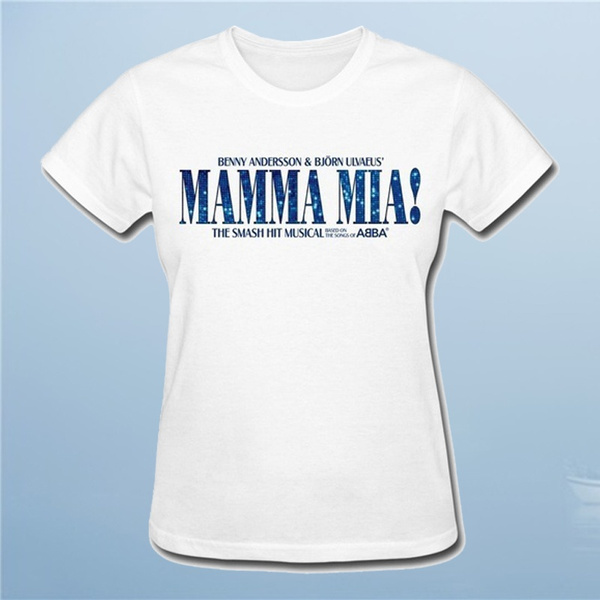 Mamma Mia T Shirt For Women White