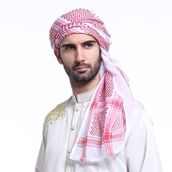 Arabia Men's Scarf Turban Hat Saudi 