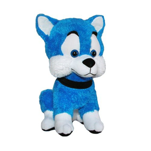 blue husky plush