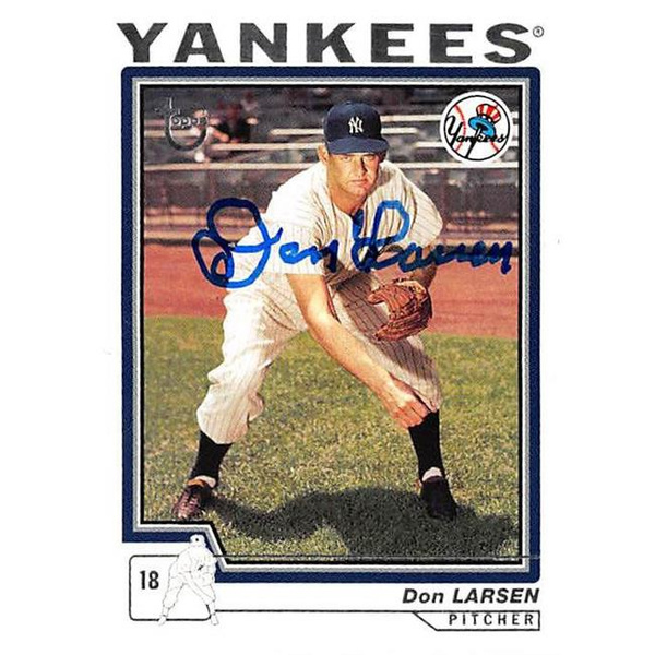 Don Larsen Sports Memorabilia