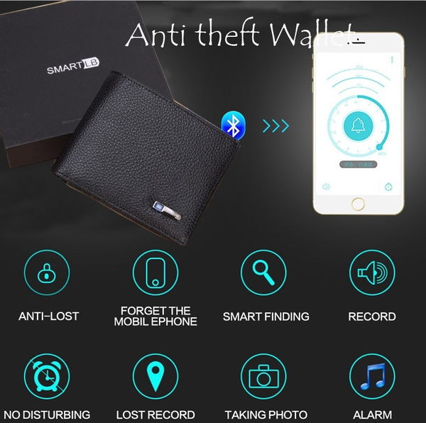 Smart Wallet Bluetooth Tracker - Smart Wallet for Men & Bluetooth